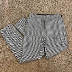 Zara Houndstooth Ankle Pants